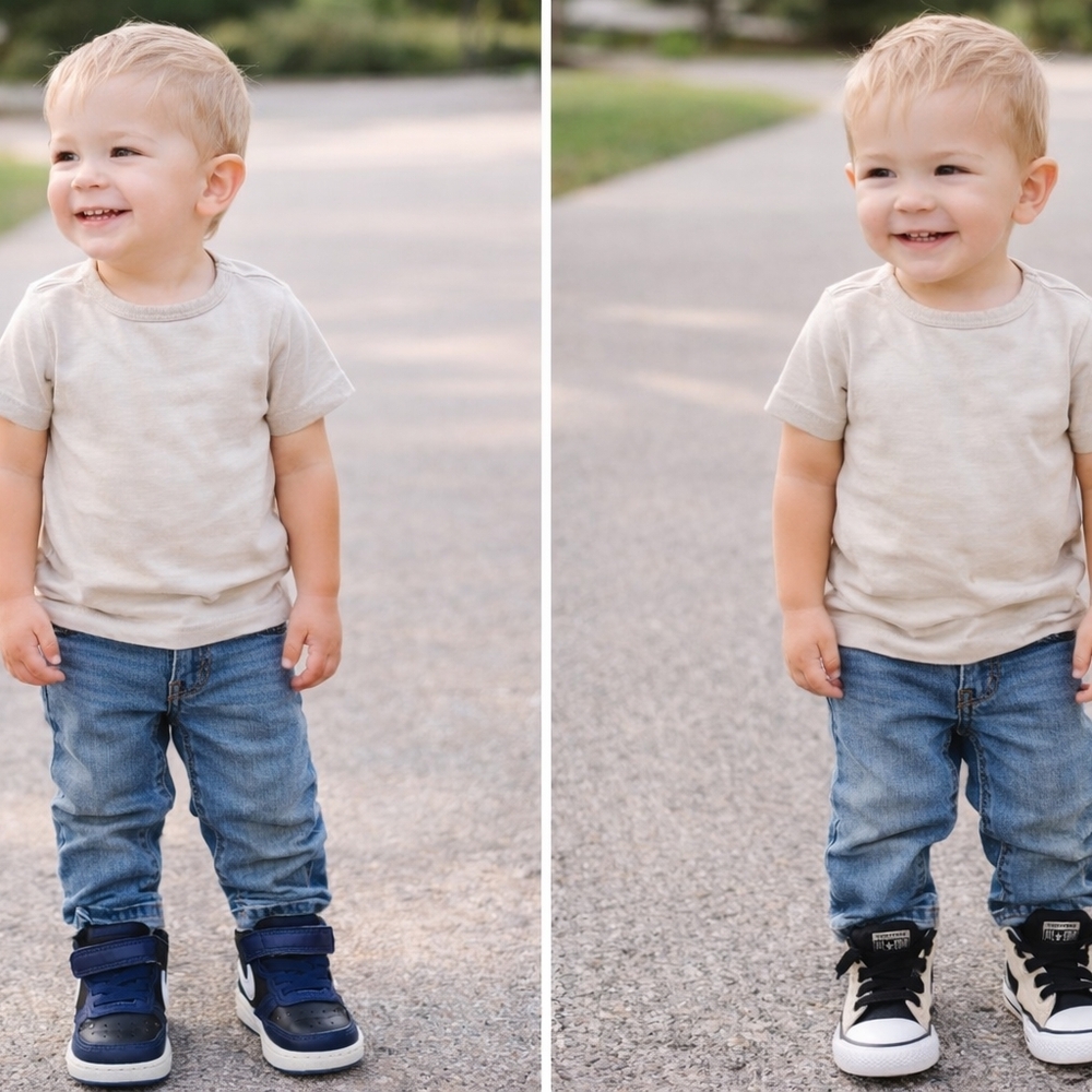 Nike & Converse Toddler Shoes Size 5C Bundle Boy Sneakers